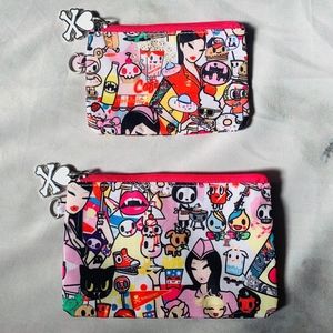 ASHJ77/76   TOKIDOKI ZIP POUCHES